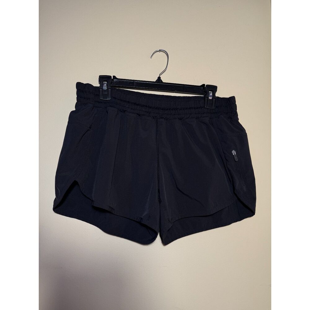 Lululemon Black 'Track That' Shorts | Size 10 | Athleisure Casual Activewear